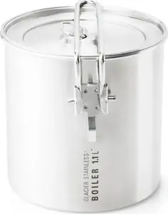 Boiler kettle gsi outdoors GLACIER STAINLESS 1.1 L - stainless steel camping cookware, 1.1 L capacity