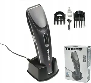 Tiross hair clipper TS-437 — professional corded trimmer for hair cutting and shaving
