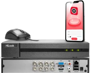 Hybrid Digital Video Recorder HiLook DVR-208U-M1/T — HiLook hybrid DVR for surveillance