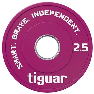 Блин Tiguar олимпийский резиновый 50 мм 2.5 кг