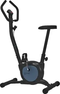Exercise bike SPOKEY ARON — mechanical stationary trainer, blue