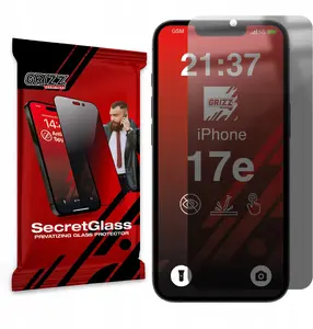 Матовое защитное стекло приватности GrizzGlass SecretGlass для Apple iPhone 17e / 16e