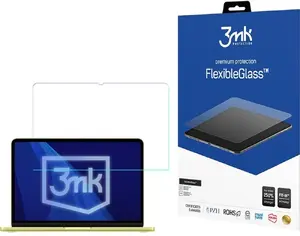 Screen protector glass 3MK FlexibleGlass for Apple MacBook Neo (A18 Pro) — hybrid tempered glass