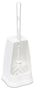 Toilet brush and holder York Syrio — bathroom cleaning set, brush with stand
