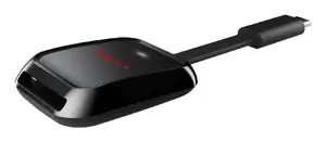 Card reader SANDISK QuickFlow USB 3.2 Gen 1 Type-C for SD cards, Black, 63×32×8 mm