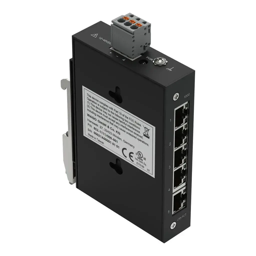Wago 852-1111/000-001 коммутатор — 5× Gigabit Photo 4