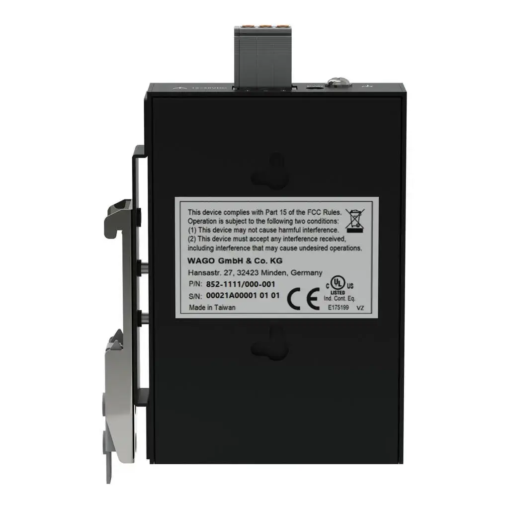 Wago 852-1111/000-001 коммутатор — 5× Gigabit Photo 5