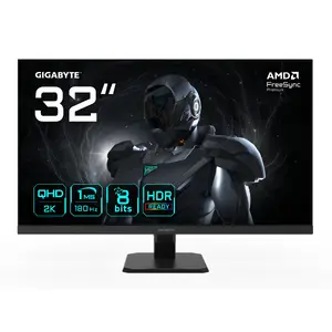 32" GIGABYTE GS32QA QHD игровой монитор — 2560×1440, 180 Гц, 1 мс, 300 кд/м², FreeSync Premium