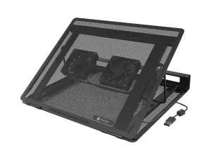 Laptop Cooler Pad NATEC Tern 2 Plus — 2 fans, for laptops up to 17.3", black