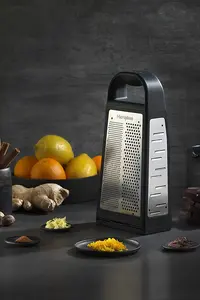 Тёрка-коробка Microplane 34019 — лезвия из нержавеющей стали, резиновая ручка, 270×139×95 мм