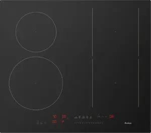 Built-in induction cooktop AMICA PIH6541PHTSUN 3.0 Black Matt