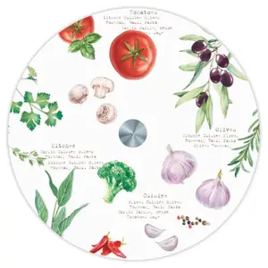 Serving Turntable 32 cm Glass EASY LIFE — rotating serving tray R32cm