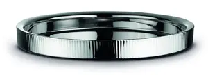 Dinner plate POZZI MILANO IT40107S Silver Nights, diameter 37 cm, height 4 cm, not tempered