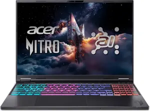 Laptop Acer Nitro 16 AI AN16-61 — Ryzen AI 9 365, 32 GB RAM, 1 TB SSD, Windows 11 Pro, NVIDIA RTX 5070 Ti, 180 Hz