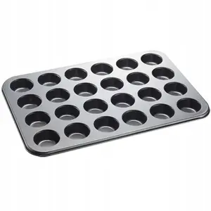 Muffin Baking Pan Brunbeste BB-7714 — 24-cup capacity silicone liners included