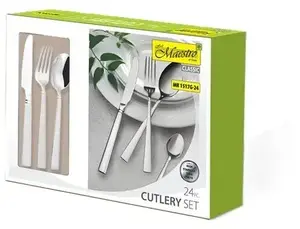 Cutlery set Maestro 24-piece MR-1517G-24 — stainless steel flatware service