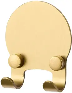 Toilet paper holder NAGA 71783, brass look wall-mounted dispenser