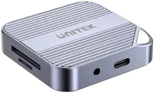 Kartes lasītājs Unitek PD100W 6‑in‑1 magnētisks SD/Micro SD 4K@60Hz 5Gbps