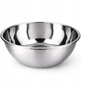 Stainless Steel Kitchen Bowl with Rim Brunbeste BB-5510, Large 30 cm