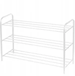 Стойка-полка для обуви Brunbeste BB-3553, напольная 80×26×52 см, белая