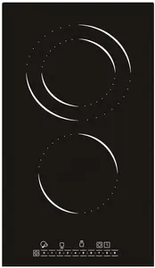 Built-in electric ceramic hob SCHLOSSER PR321B1 with slide touch control, boost function, 99-minute timer, extendable zone
