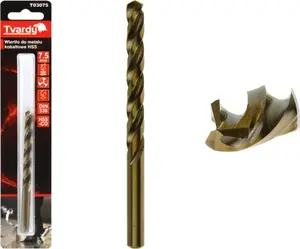 Drill bit Tvardy HSS M35 cobalt for metal 7.5 mm
