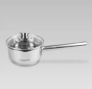 Saucepan Maestro MR-3510-14S stainless steel with lid, induction‑compatible, 14 cm, 1.0 L