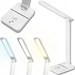 Table lamp LTC LED 3W, 3 color temperatures 3000/4000/6000K, adjustable, 1200mAh battery, white