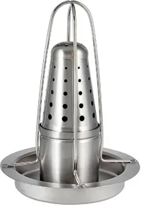 Rotisserie/roasting stand for chicken and poultry Brunbeste BB-3474, metal rack holder