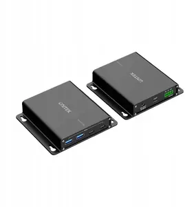 USB-хаб Unitek U1337BBK01-EU — удлинитель USB по Ethernet до 5 Гб/с, расстояние передачи до 100 м
