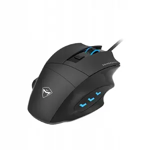 Wired gaming mouse No name M3 — black, ergonomic design, optical sensor