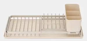 Drainer Rack Tabletop BRABANTIA 252006 — 200×463×125 mm, single-piece kitchenware organizer