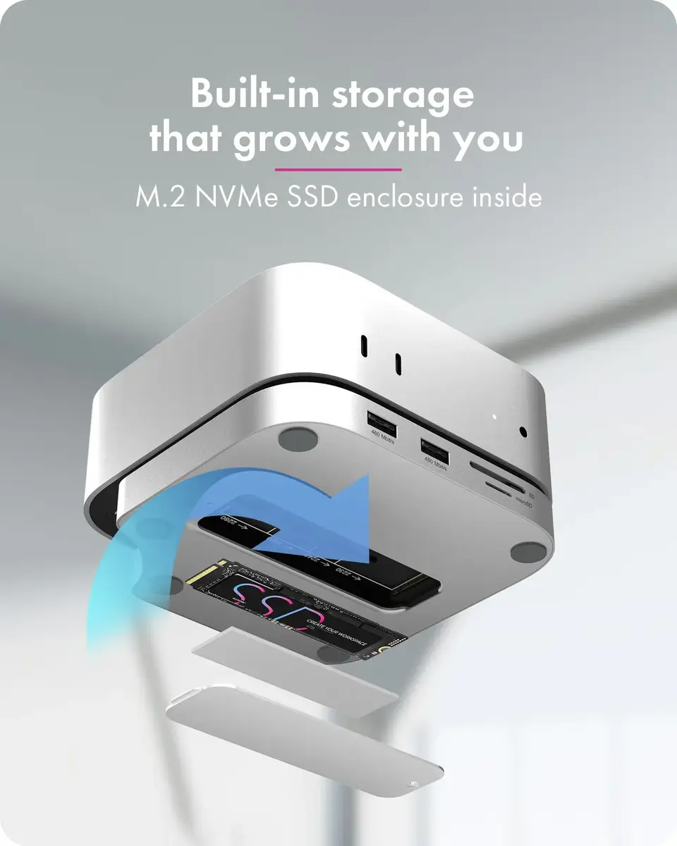 ICY BOX IB-DK100 USB Type-C 7-in-1 Docking Station Photo 2
