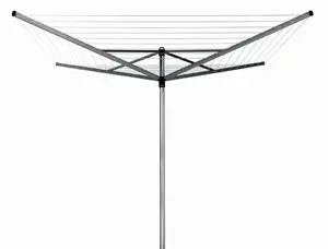 Rotary laundry drying rack BRABANTIA 310805, silver, height 2000 mm, width 110 mm, depth 110 mm