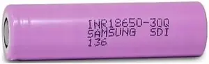 Rechargeable 18650 Li-ion Battery CSL Computer LXB30Q 3.7V 3000mAh (Samsung cells)