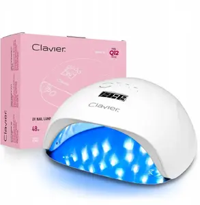 UV nagu lampa Realac CLAVIER_Q12 Dual LED 48W ar spoguļvirsmu bāzē gēlu un laka sacietēšanai