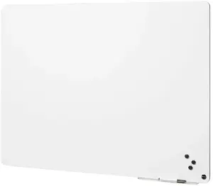 Whiteboard NAGA Frameless 117×87 cm — magnetic dry-erase board, wall-mounted