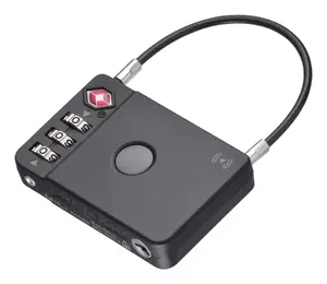 Luggage combination lock TROIKA LOK26, combination mechanism, compact travel lock