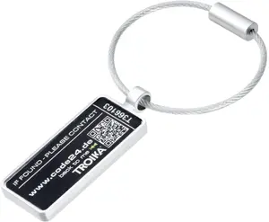 Luggage tag TROIKA ANONYMUS LTG26/MA – leather-look travel ID tag