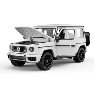 Scale model city car Jamara 402265 — preassembled 1:24, length 198 mm, white