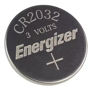 Coin cell battery Energizer CR2032 — single-use lithium 3 V, model 628747