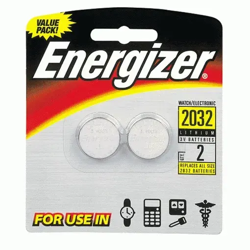 Energizer CR2032 coin cell 3 V lithium Photo 2