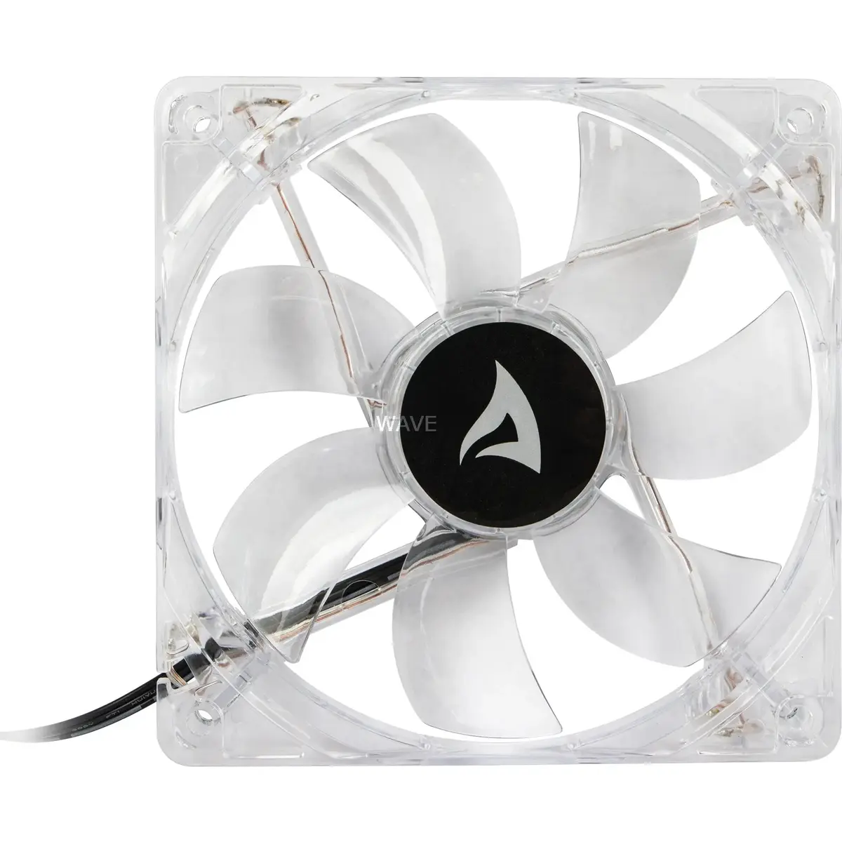 Sharkoon korpusa ventilators 120 mm ar zilu LED Photo 2