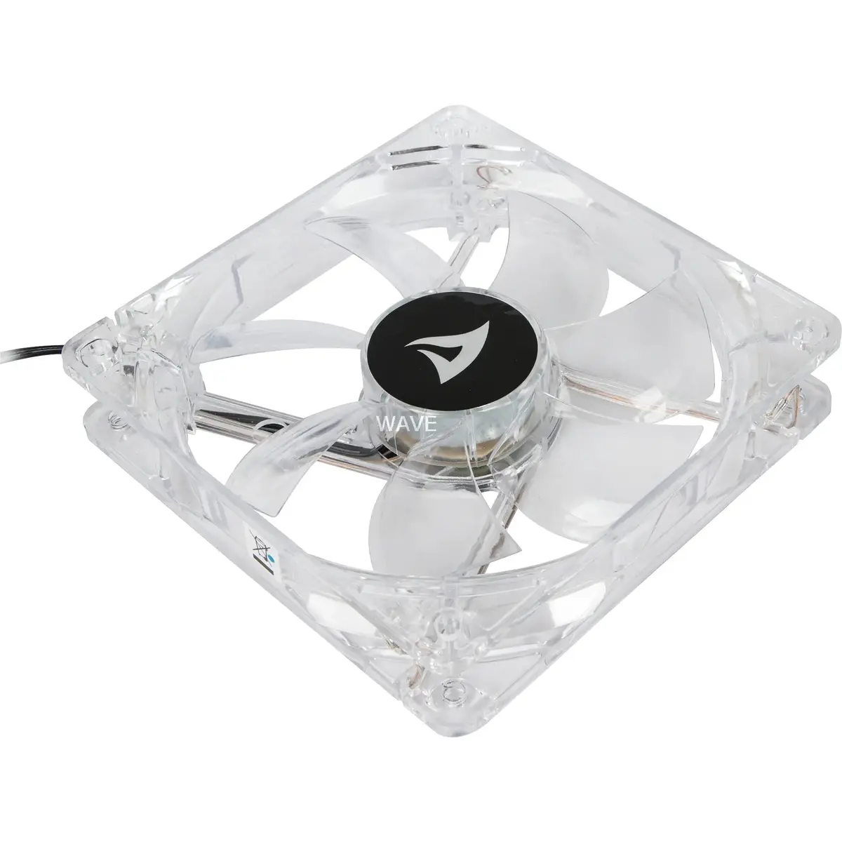 Sharkoon korpusa ventilators 120 mm ar zilu LED Photo 3