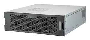Rack servera korpuss SILVERSTONE RM32 — Rack formāts, atbalsta SFX/SFX‑L PSU, 2×3,5" + 3×2,5" vietas, USB 3.2 Gen1, tērauds, 438×488×132 mm