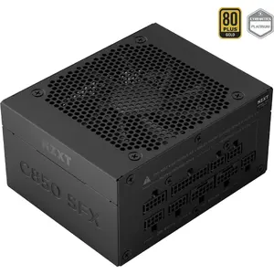 Блок питания NZXT C850 SFX Black — 850 Вт, 1×12‑пин для GPU, 3×PCIe, модульная кабельная система