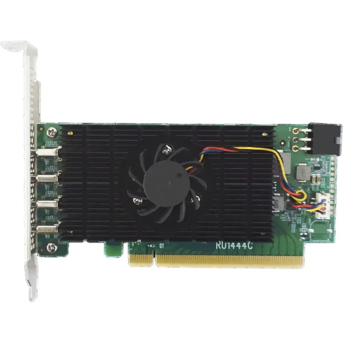 HighPoint RocketU 1444C USB 3.1 Gen 2 4‑порт PCIe контроллер Photo 2