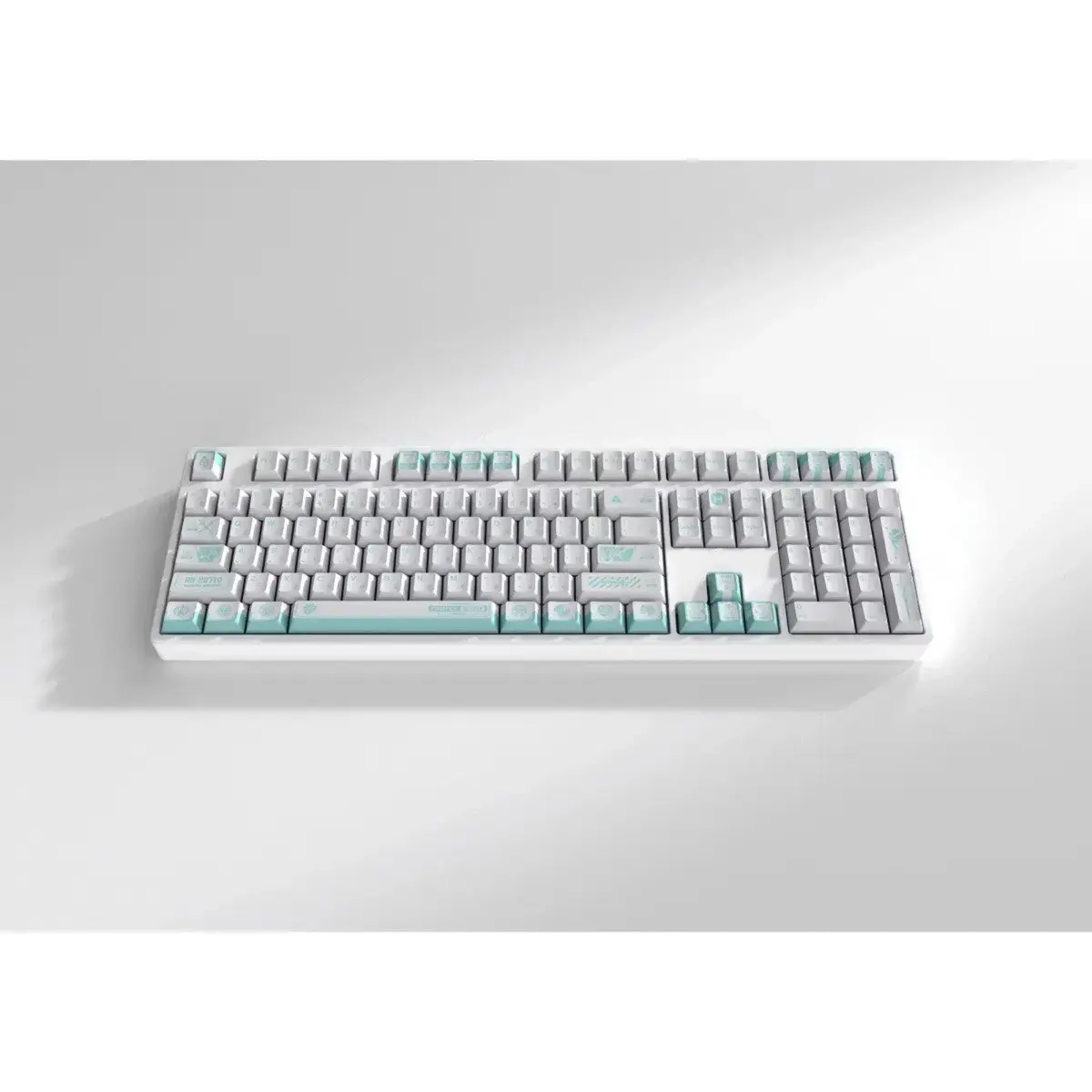 HYTE Firefly набор кейкапов — бело-бирюзовый Photo 3