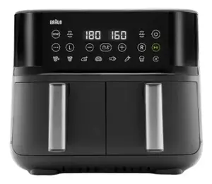 Hot air fryer Braun TD 3030I BK Double 8 L, 2850 W, touch control, black