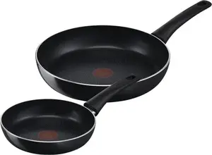 Pannas komplekts Tefal Generous Cook C27890 — alumīnijs, Ø 20 cm un 28 cm, melns, 2 gab.